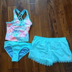Blue Gerry swim.suit set size 14/16